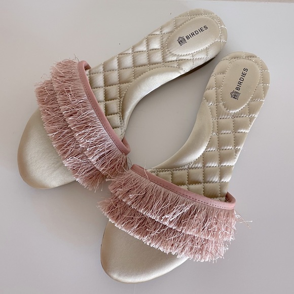 Birdies The Sparrow Blush Pink Slippers - Picture 5 of 13